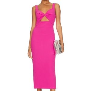 Showpo | Revolve | Twist Detail Cutout Midi Dress Cocktail